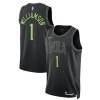 NBA New Orleans Pelicans Trikot Zion Williamson Nike 2025-26 City Edition Schwarz Swingman - Herren